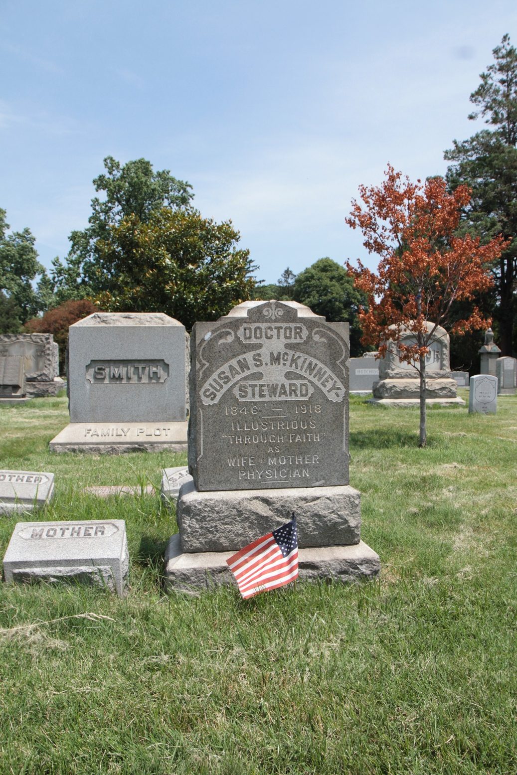 Susan McKinney Steward's tomb, The Green-Wood Cemetery, Brooklyn NY - 03.JPG